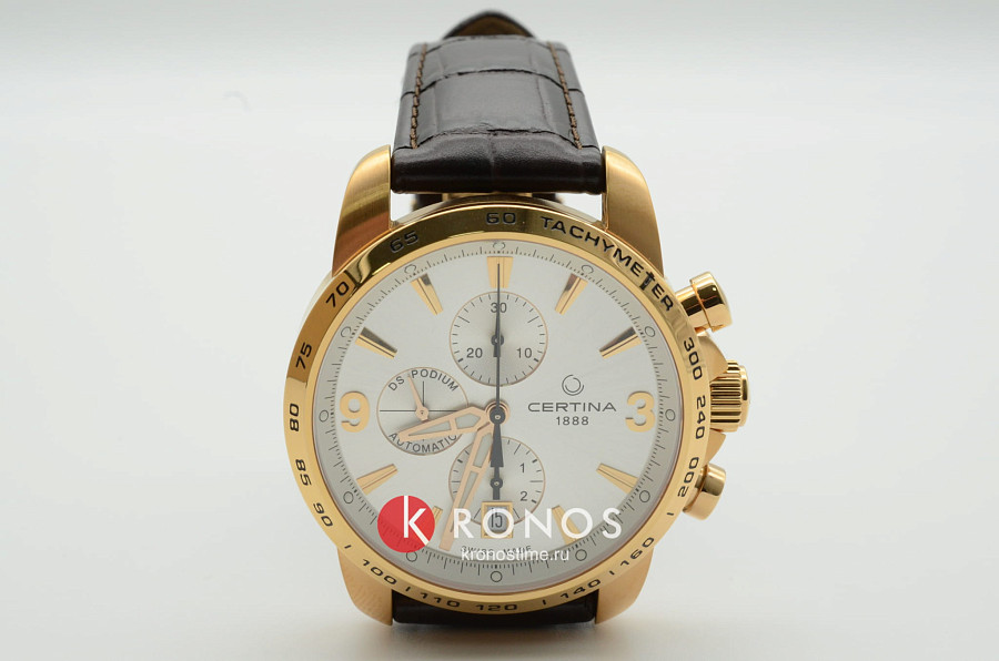 Часы Certina DS Podium Chronograph Automatic C001.427.36.037.00 — кожаный, мужские