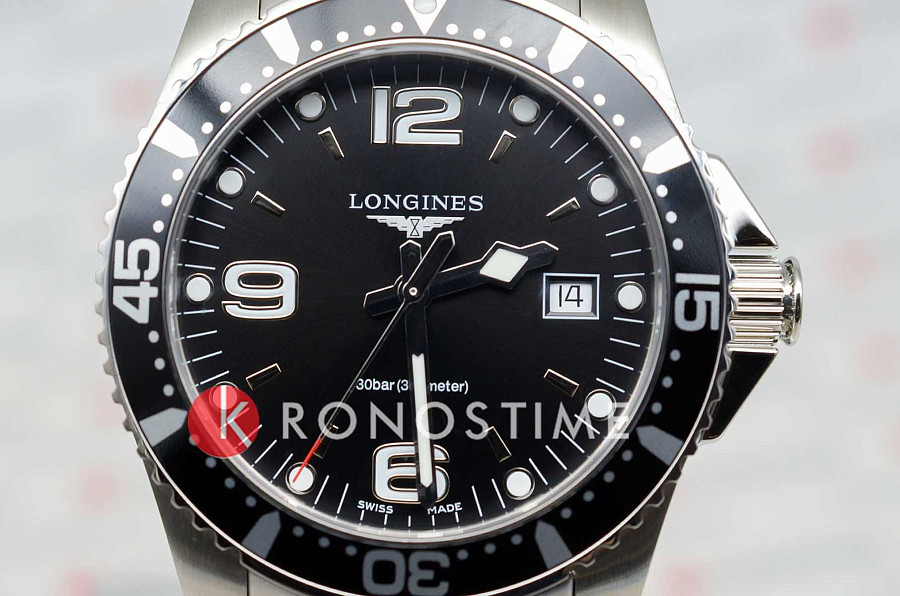 Часы Longines HydroConquest L3.740.4.56.6 — металл сталь, Швейцария
