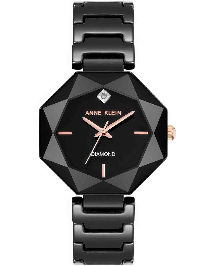 Часы Anne Klein Ceramics 5064BKBK — женские, черный