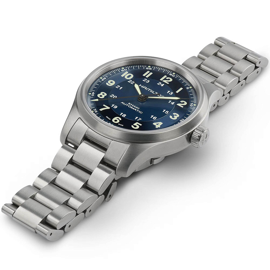 Часы Hamilton Khaki Field Titanium Auto H70545140 — механические, Швейцария, мужские