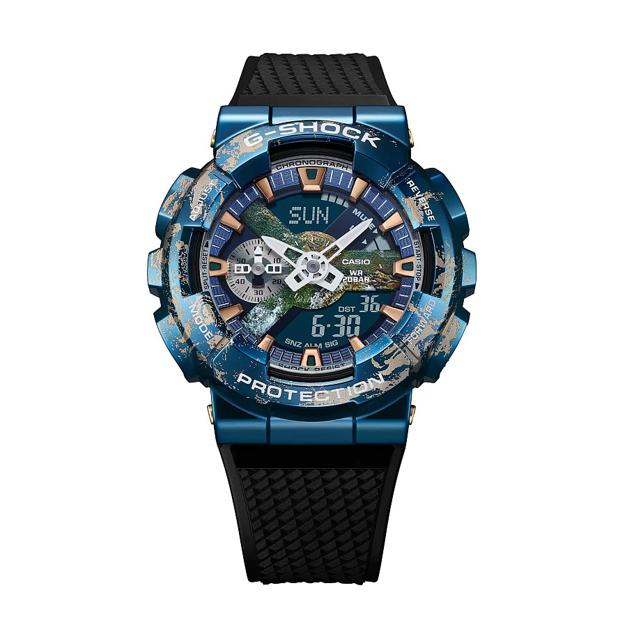 Часы Casio G-Shock GM-110EARTH-1ADR — Япония, электронные