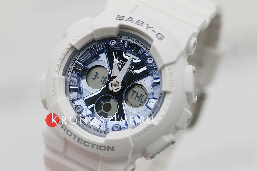 Часы Casio Baby-G BA-130-7A2 — голубой, кварцевые