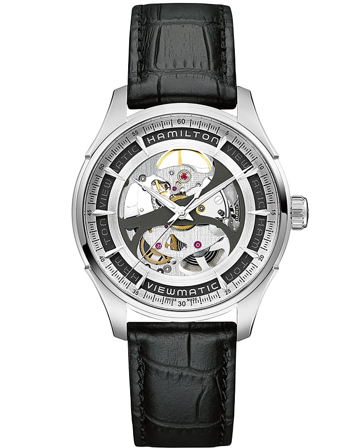 Часы Hamilton Jazzmaster Viewmatic Skeleton Gent Auto H42555751 — мужские