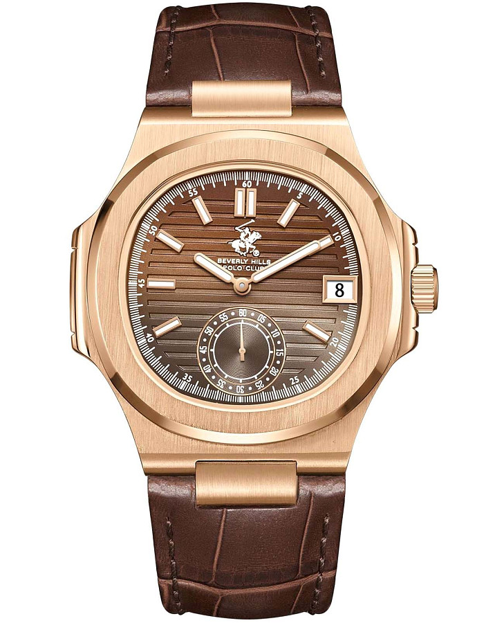 Часы Beverly Hills Polo Club BP3792X.444 — мужские, коричневый