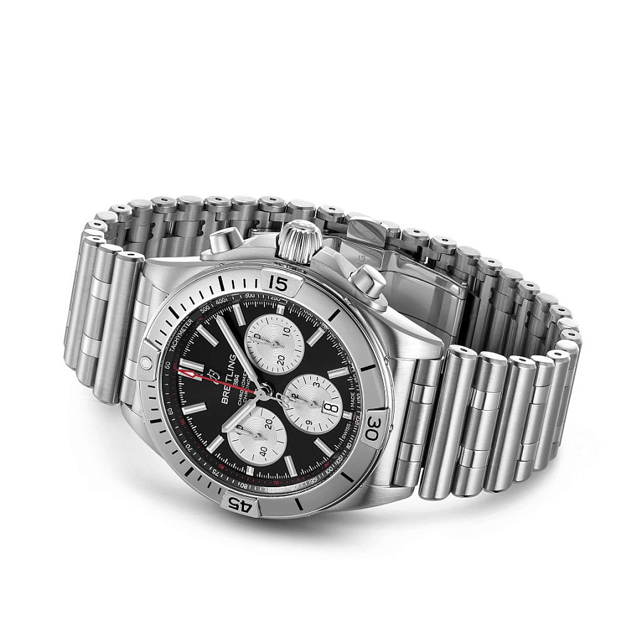 Часы Breitling Chronomat B01 42 AB0134101B1A1 — сталь металл, Швейцария