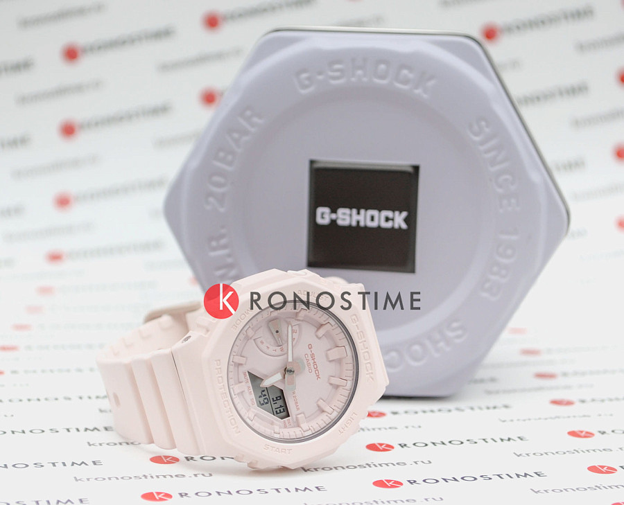 Часы Casio G-Shock GMA-S2100BA-4A — розовый, пластик