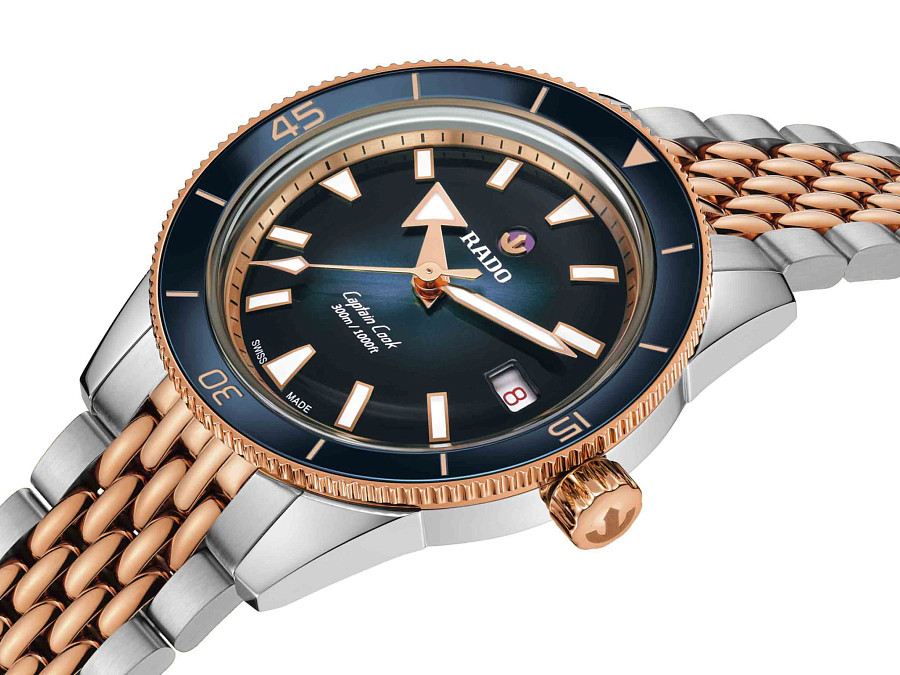 Часы Rado Captain Cook Automatic R32224203 — механические, металл сталь