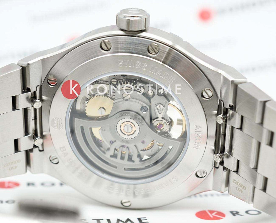 Часы Maurice Lacroix Aikon Automatic Skeleton AI6008-SS002-030-1 — нержавеющая сталь, мужские