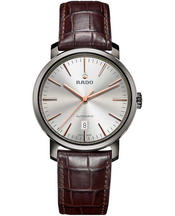 Часы Rado Diamaster R14074106 — мужские, серебристый