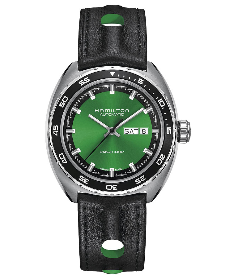 Часы Hamilton American ClassicPan Europ Day Date Auto H35415761 — механические, сталь