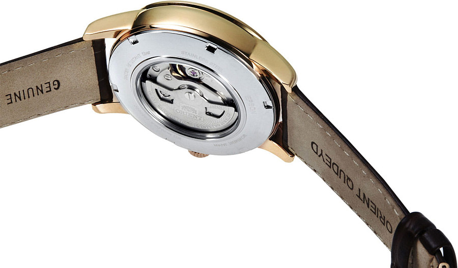 Часы Orient Sun & Moon RA-AK0007S (RN-AK0007S) — мужские, коричневый