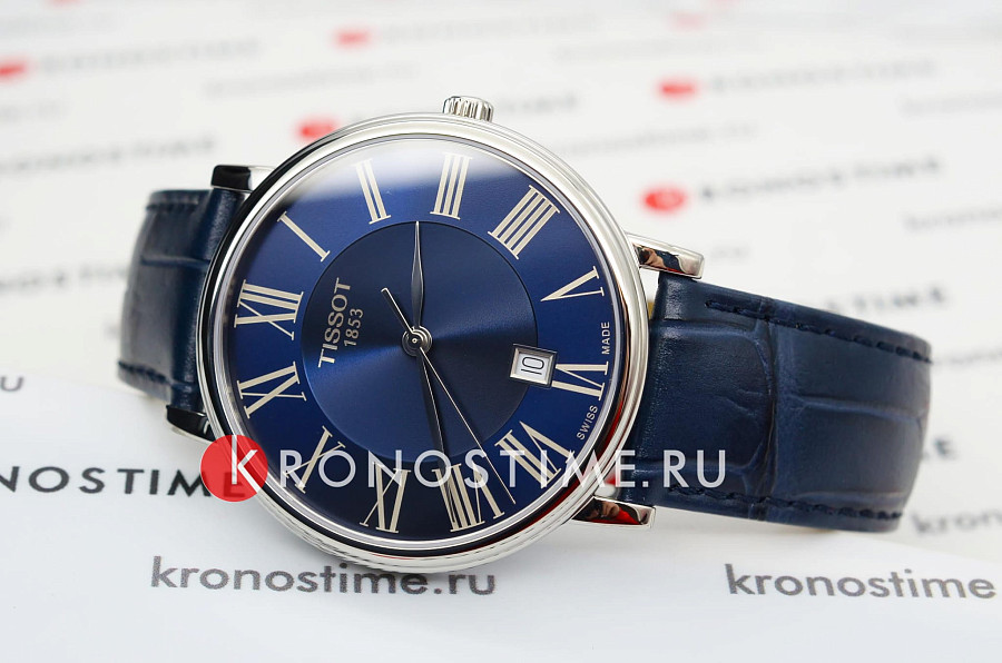 Часы Tissot Carson Premium T122.410.16.043.00 — кварцевые, Швейцария, мужские