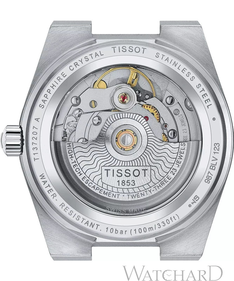 Часы Tissot PRX Powermatic 80 35 mm T137.207.11.351.00 — нержавеющая сталь, женские