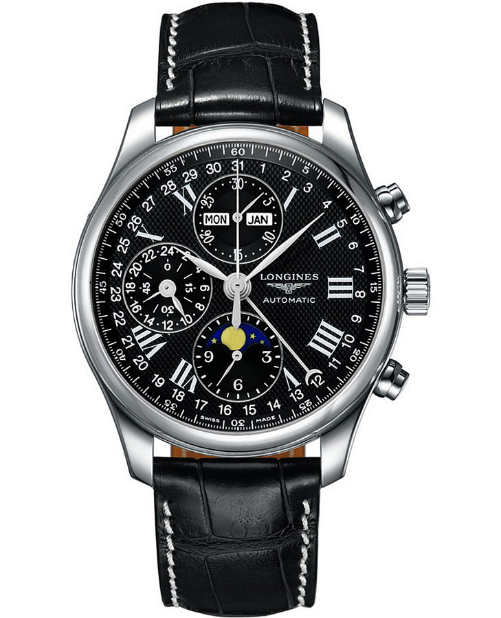 Часы Longines Master Collection L2.773.4.51.7 — мужские, черный