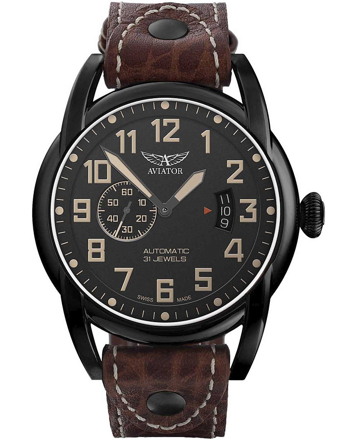Часы Aviator Bristol Scout V.3.18.5.162.4 — мужские, черный