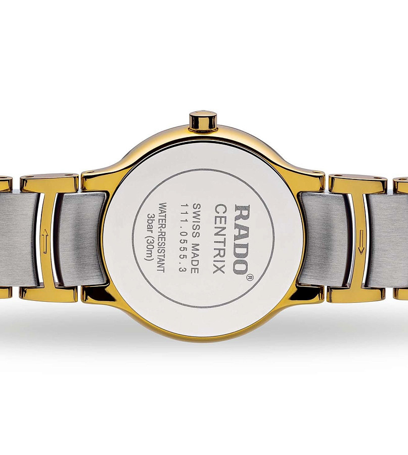 Часы Rado Centrix Diamonds R30932923 — кварцевые, сталь металл