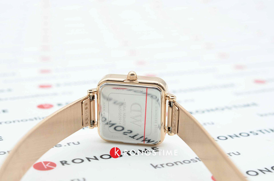 Часы Daniel Wellington Quadro Studio DW00100520 — золотистый, металл сталь