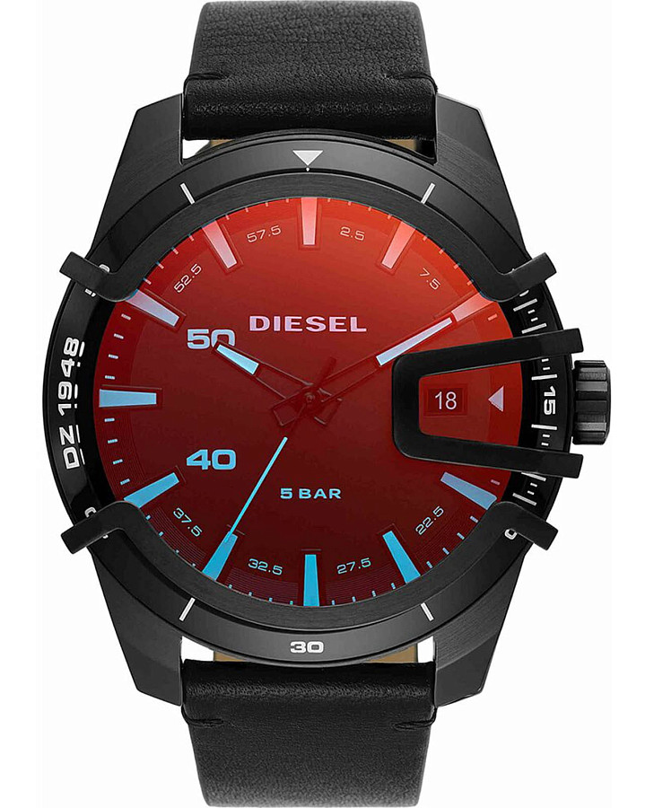 Часы Diesel MS9 Chrono DZ1948 — мужские, красный