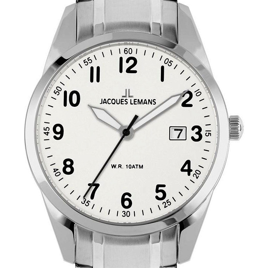 Часы Jacques Lemans Serie 200 1-2005D — кварцевые, металл сталь