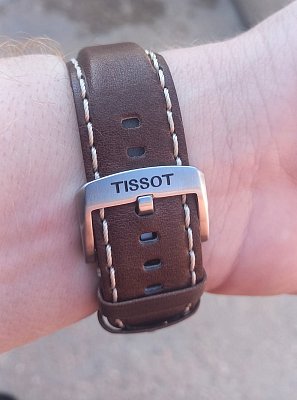 Фото покупателя: Швейцарские наручные часы Tissot SuperSport Chrono T125.617.16.041.00 с хронографом
