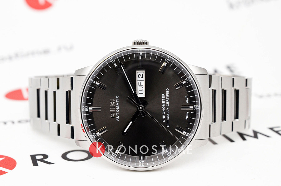 Часы Mido Commander Chronometer M021.431.11.061.00 — механические, металл сталь