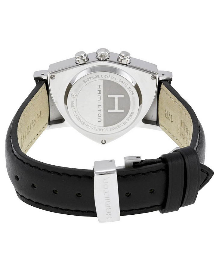 Часы Hamilton Ventura Chrono Quartz H24412732 — кожаный, мужские