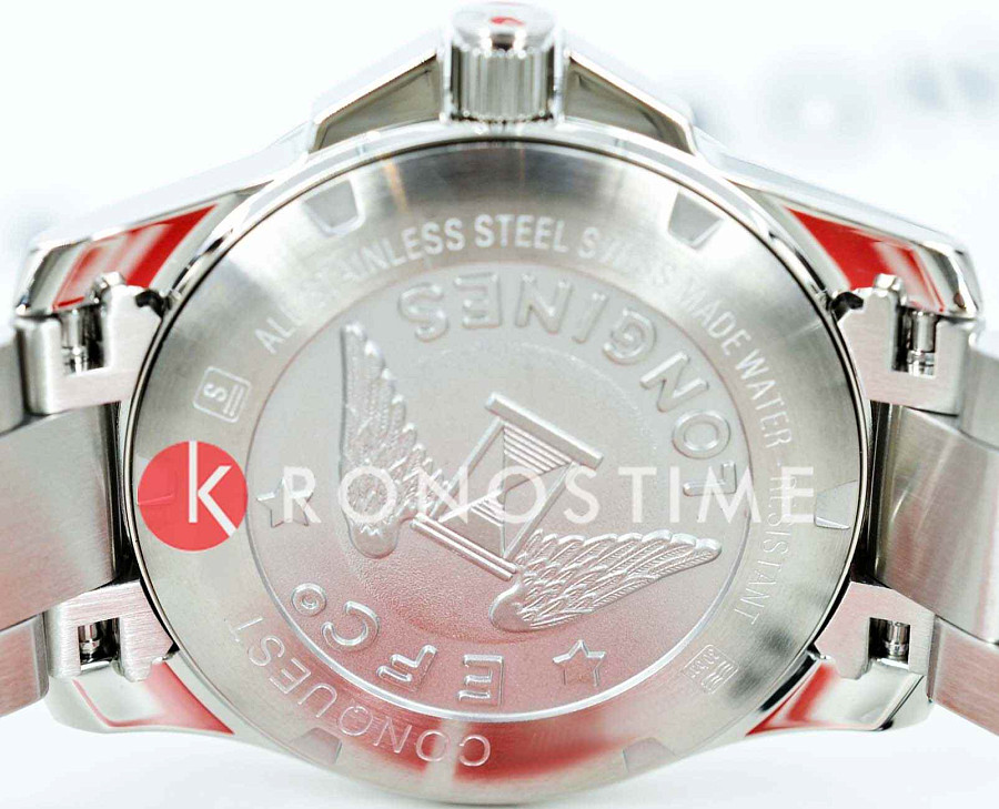 Часы Longines Conquest L3.377.4.97.6 — Швейцария, кварцевые