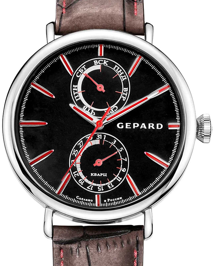 Часы Михаил Москвин Gepard 1262B11L2 — кварцевые, латунь