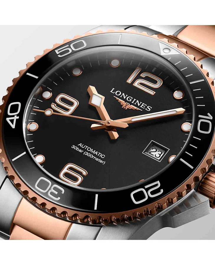 Часы Longines HydroConquest L3.781.3.58.7 — механические, металл сталь