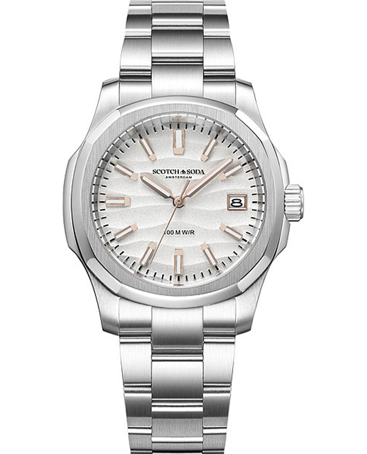 Часы Scotch&Soda SSM.120A — мужские, серебристый