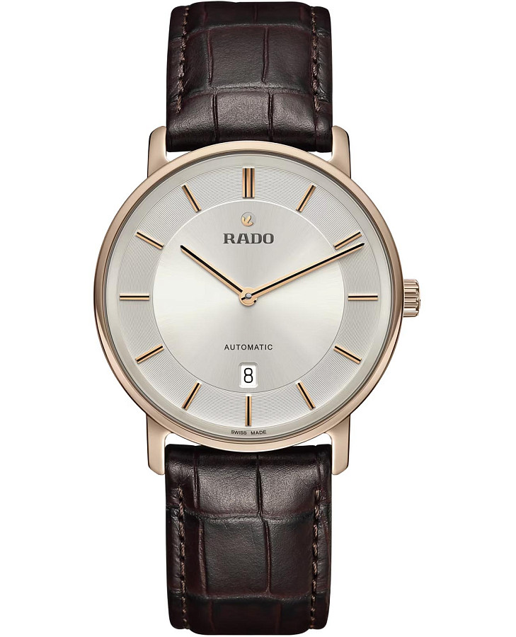 Часы Rado Diamaster Thinline R14068036 — мужские, серый