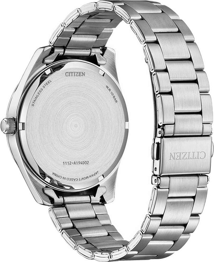 Часы Citizen Basic BI1031-51Z — зеленый, сталь металл