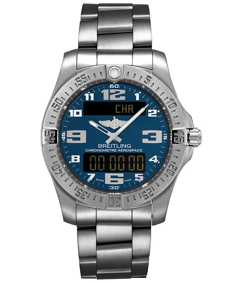 Часы Breitling Aerospace EVO E79363101C1E1 — мужские, синий