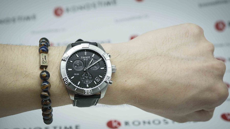 Часы Tissot PR 100 Sport Gent Chronograph T101.617.16.051.00 — артикул T1016171605100, мужские