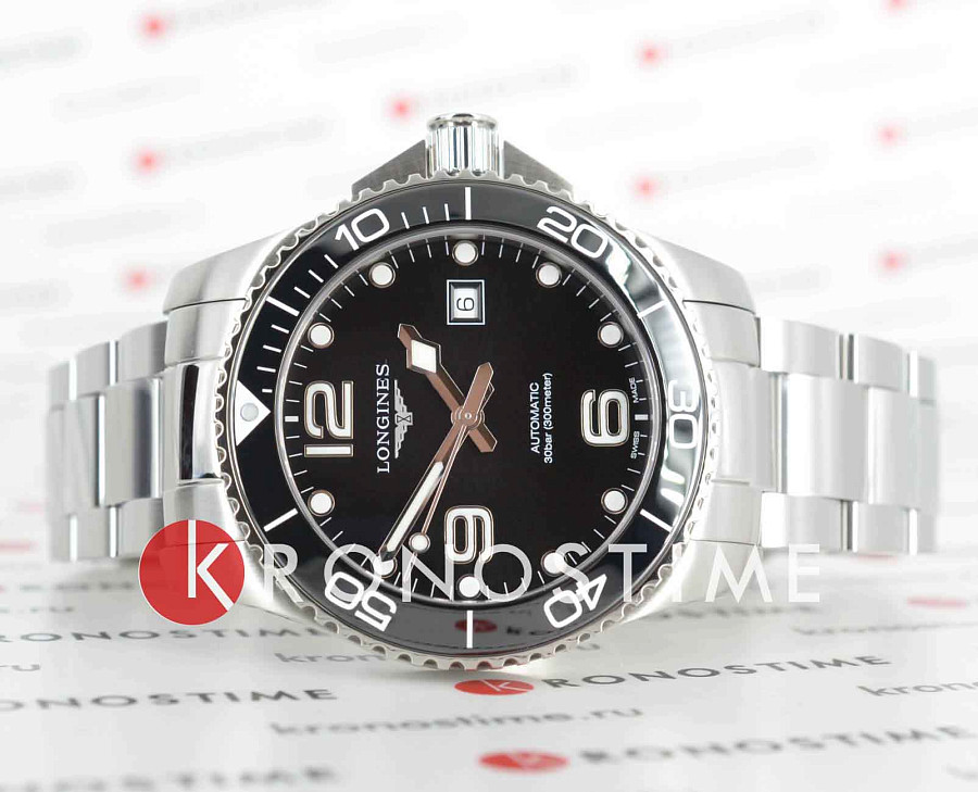 Часы Longines HydroConquest L3.782.4.56.6 — механические, металл сталь