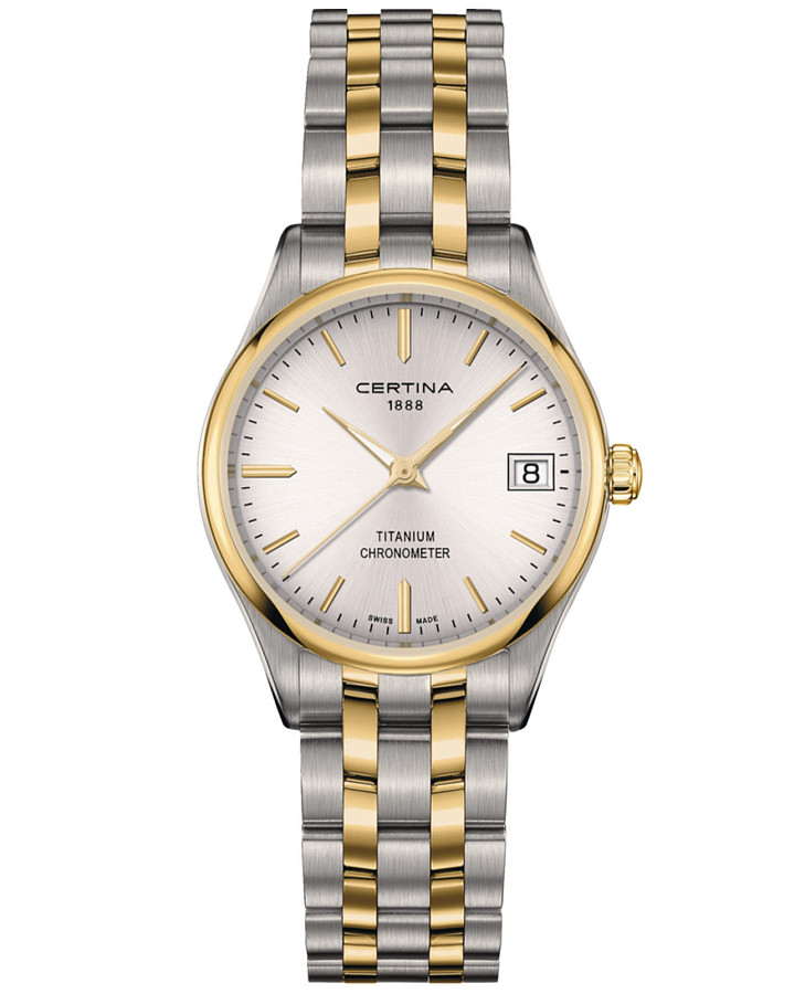 Часы Certina DS-8 Lady 30mm C033.251.55.031.00 — женские, перламутровый
