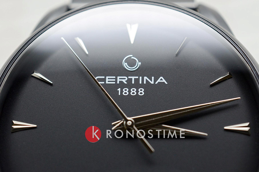 Часы Certina DS-1 Big Date Powermatic 80 C029.426.33.051.00 — нержавеющая сталь с pvd-покрытием, мужские