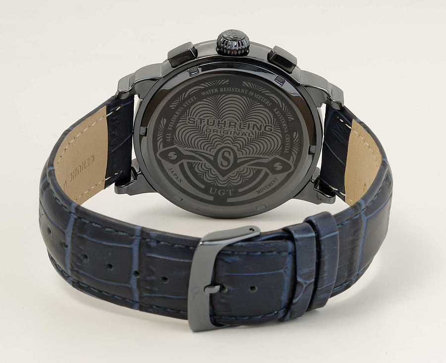 Часы Stuhrling Monaco 392.02 — кожаный, мужские