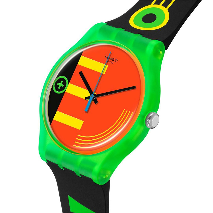 Часы Swatch New Gent Biosourced SO29G106 — кварцевые, пластик