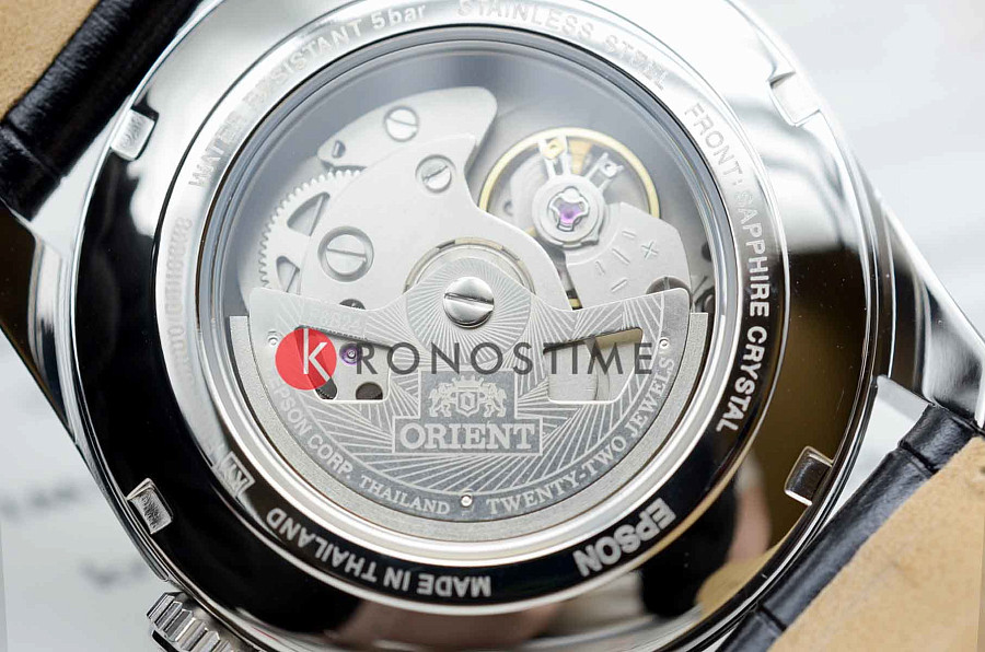 Часы Orient Sun And Moon RA-AK0305S (RN-AK0305S) — мужские, кожаный