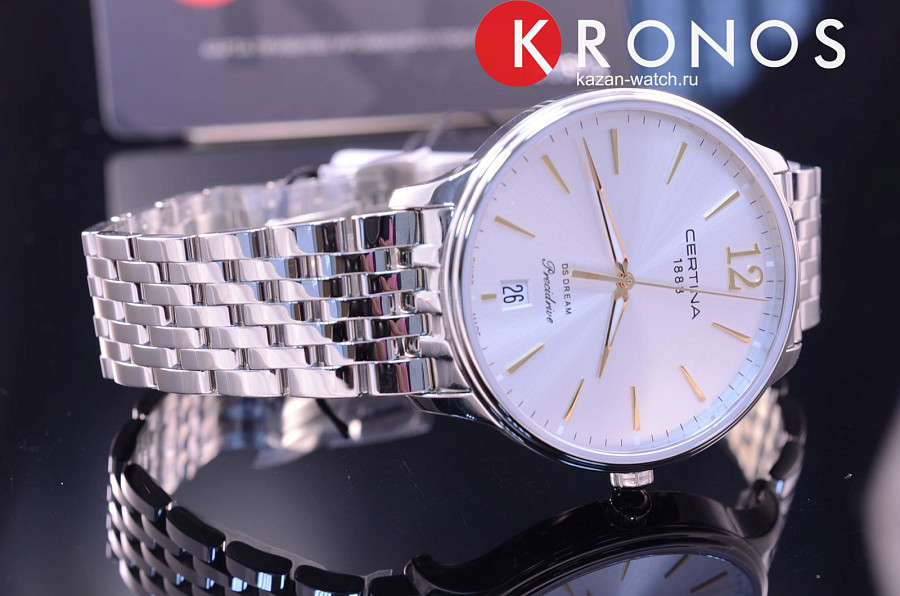 Часы Certina DS Dream 38mm C021.810.11.037.00 — сталь металл, Швейцария