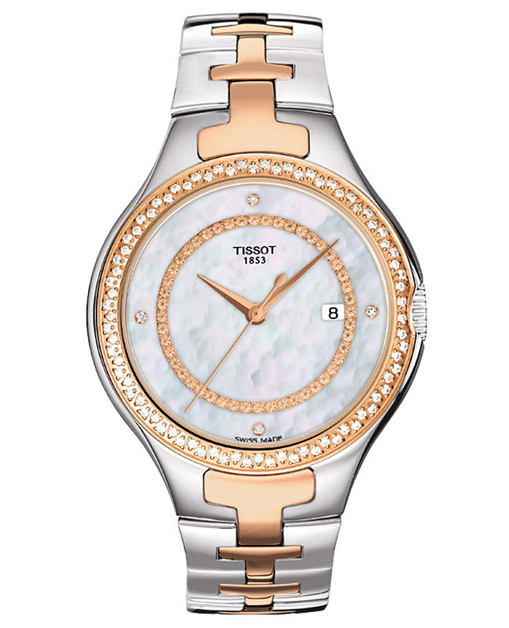 Часы Tissot T-Lady T082.210.62.116.00 — женские, перламутровый