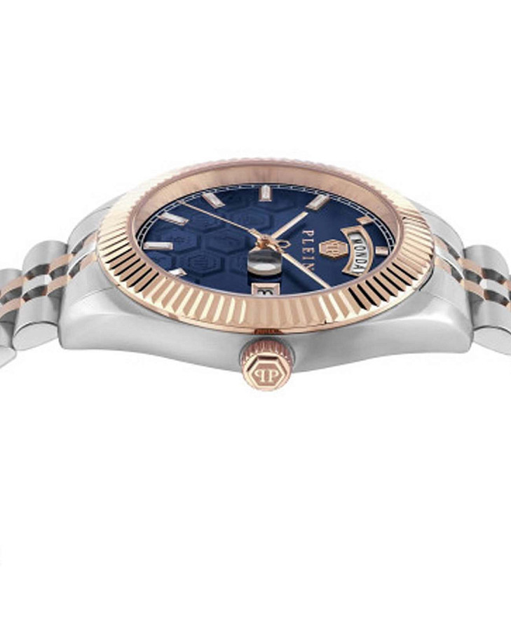 Часы Philipp Plein Date Superlative Gent PWPVA0524 — мужские, сталь с ip покрытием