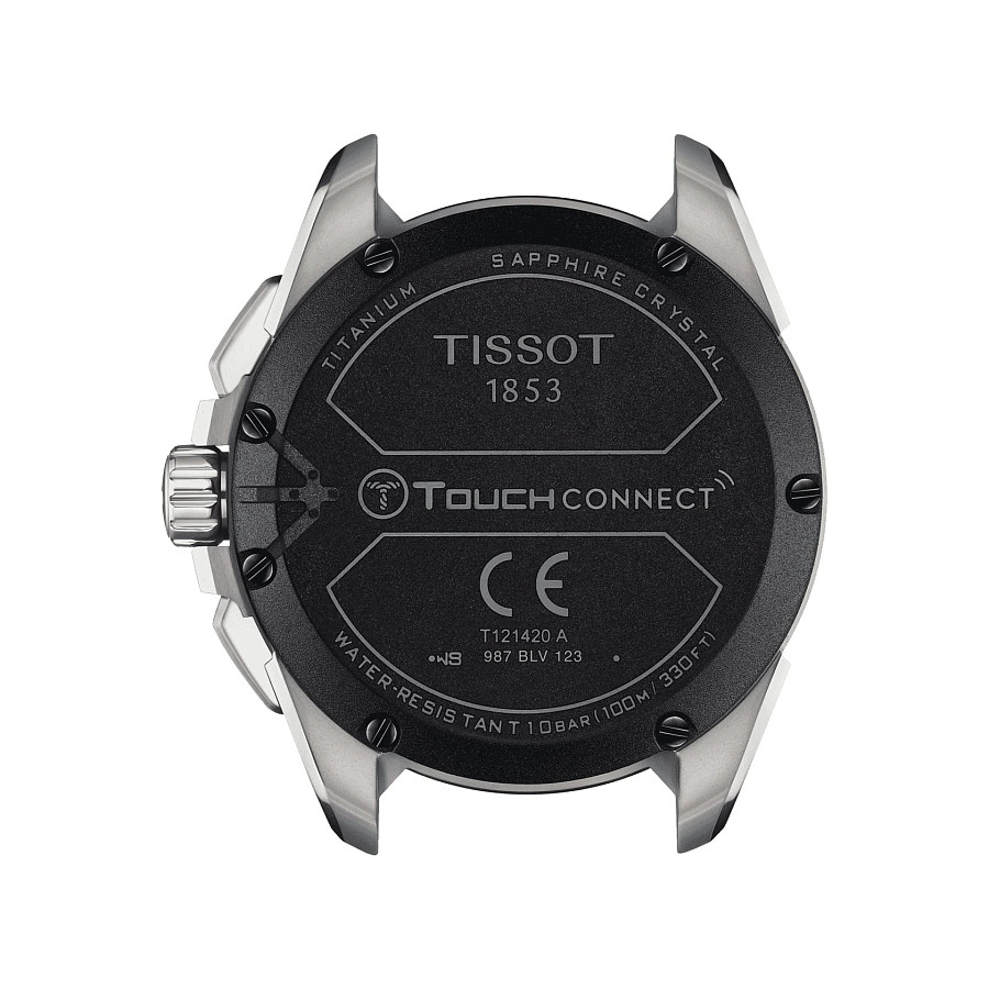 Часы Tissot T-Touch Connect Solar T121.420.47.051.07 — кожаный, мужские