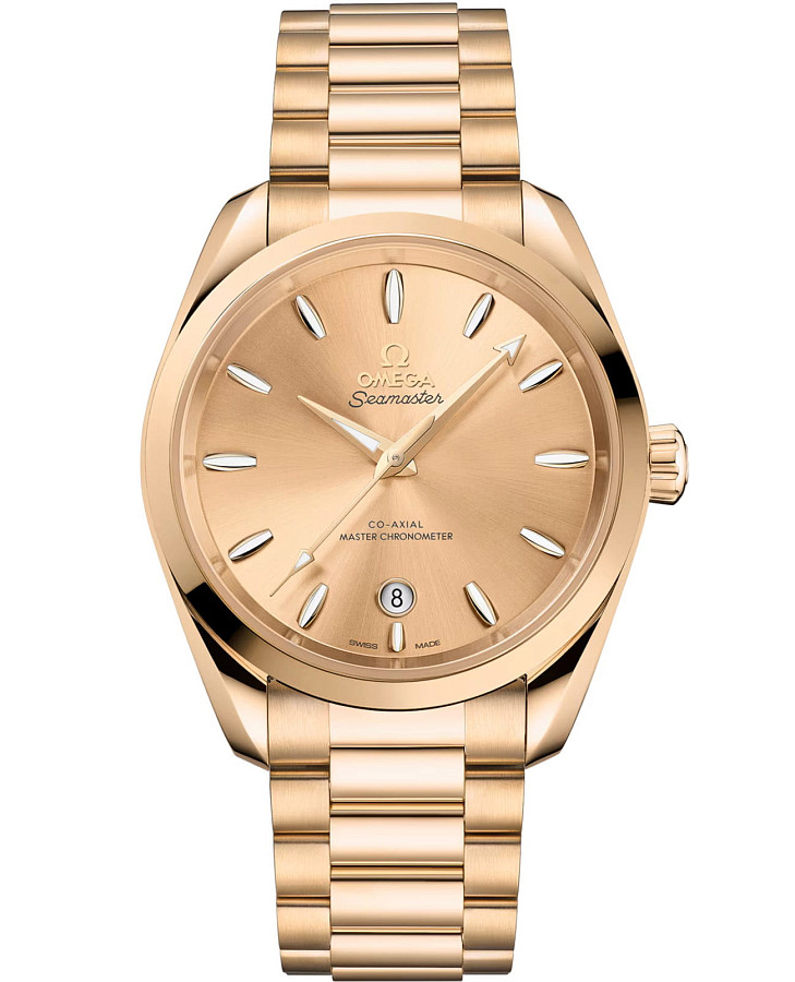 Часы Omega Seamaster Aqua Terra 220.50.38.20.08.001 — женские, золотой