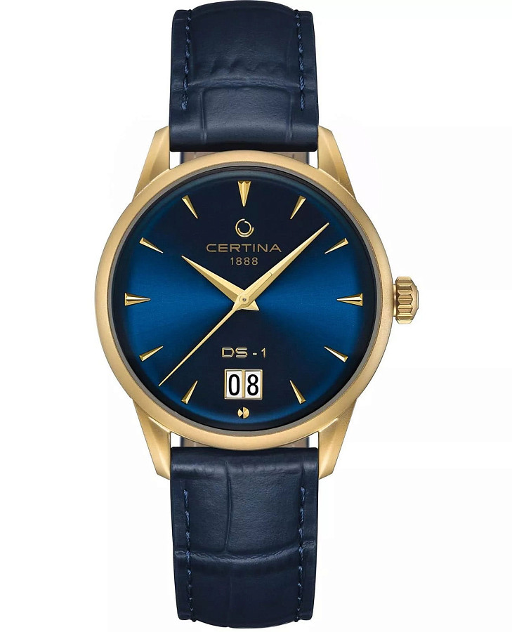 Часы Certina DS-1 Big Date Powermatic 80 C029.426.36.041.00 — мужские, синий