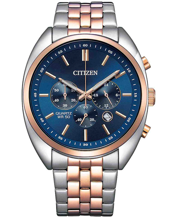 Часы Citizen Chronograph AN8216-50L — мужские, синий