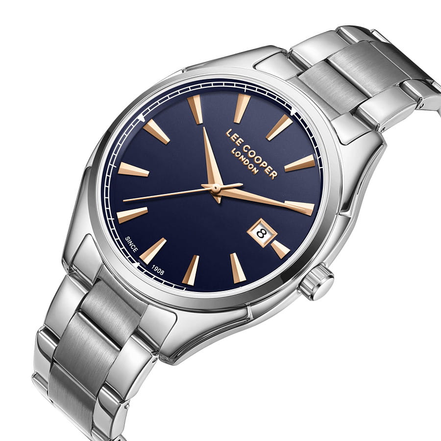 Часы Lee Cooper LC08007.390 — кварцевые, металл суперметалл