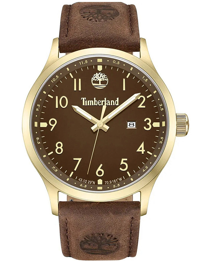 Часы Timberland Trumbull TDWGB0010104 — мужские, коричневый