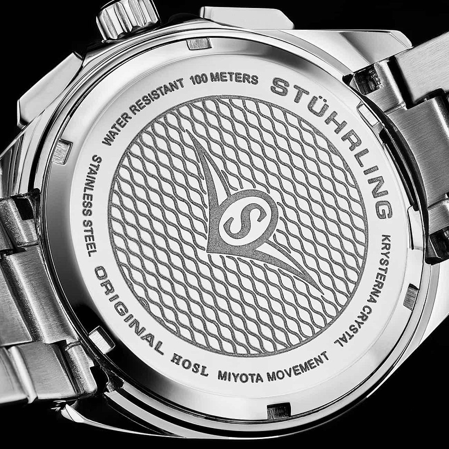 Часы Stuhrling Aquadiver 4016.3 — сталь металл, США